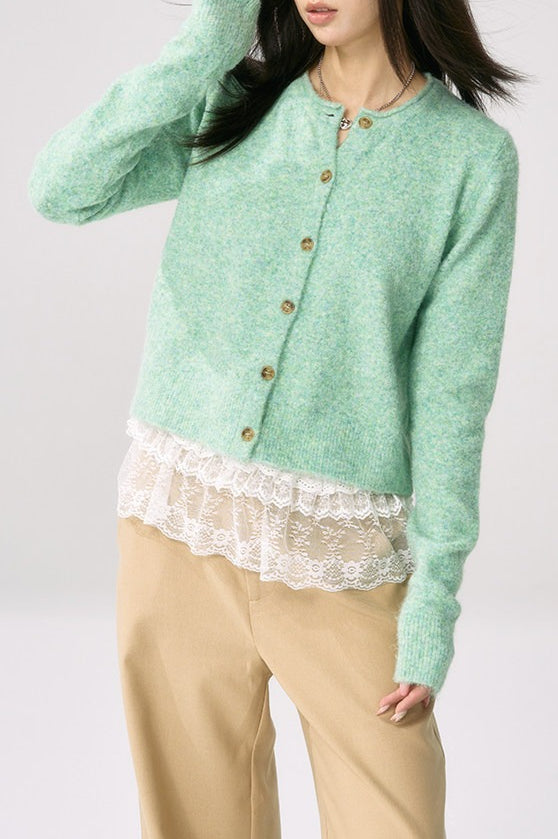 Well Tailored Cardigan with a Graceful Silhouette