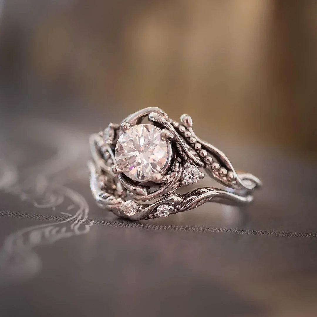 Nature Inspired Engagement Ring