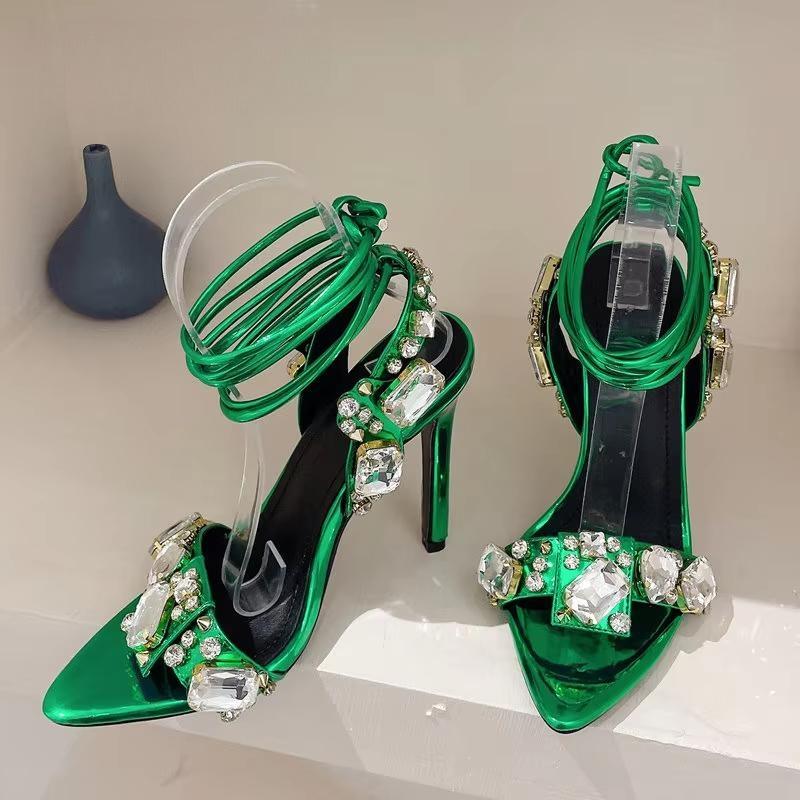 A Vintage Style Sandals with Delicate Timeless Details