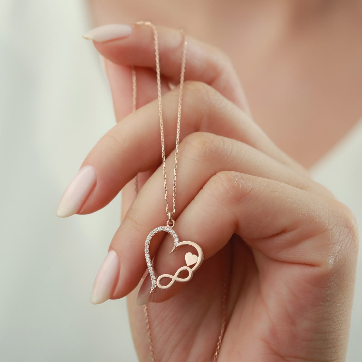 Forever Infinity Heart Necklace
