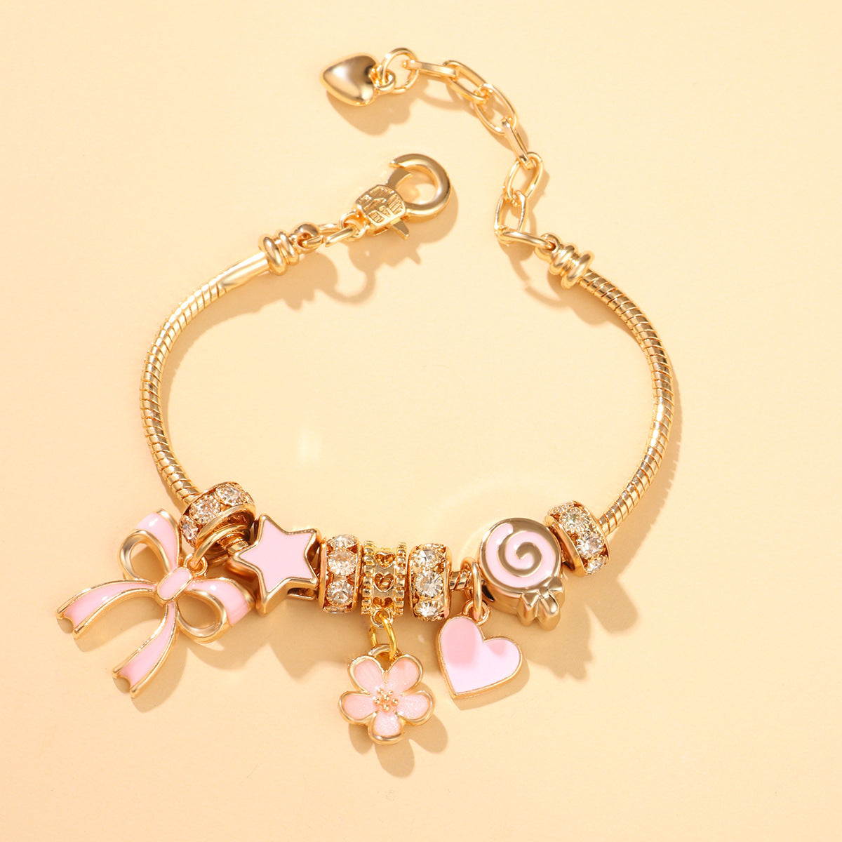 Charm Gold Bracelet