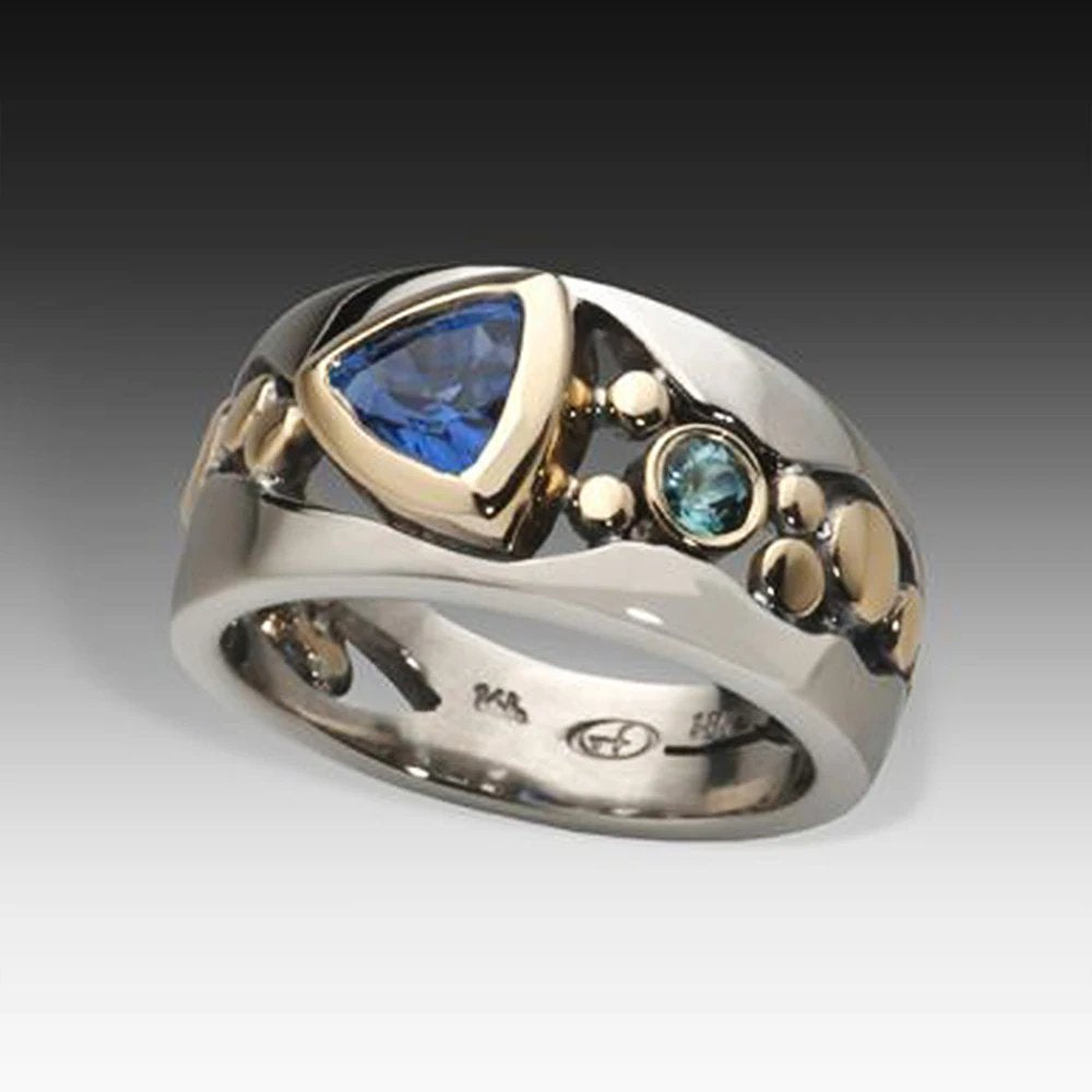 Elegant Blue Sapphire Ring
