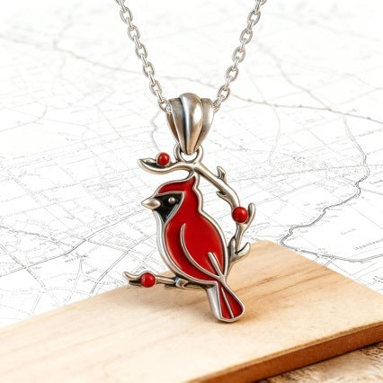 Elegant Cardinal Necklace