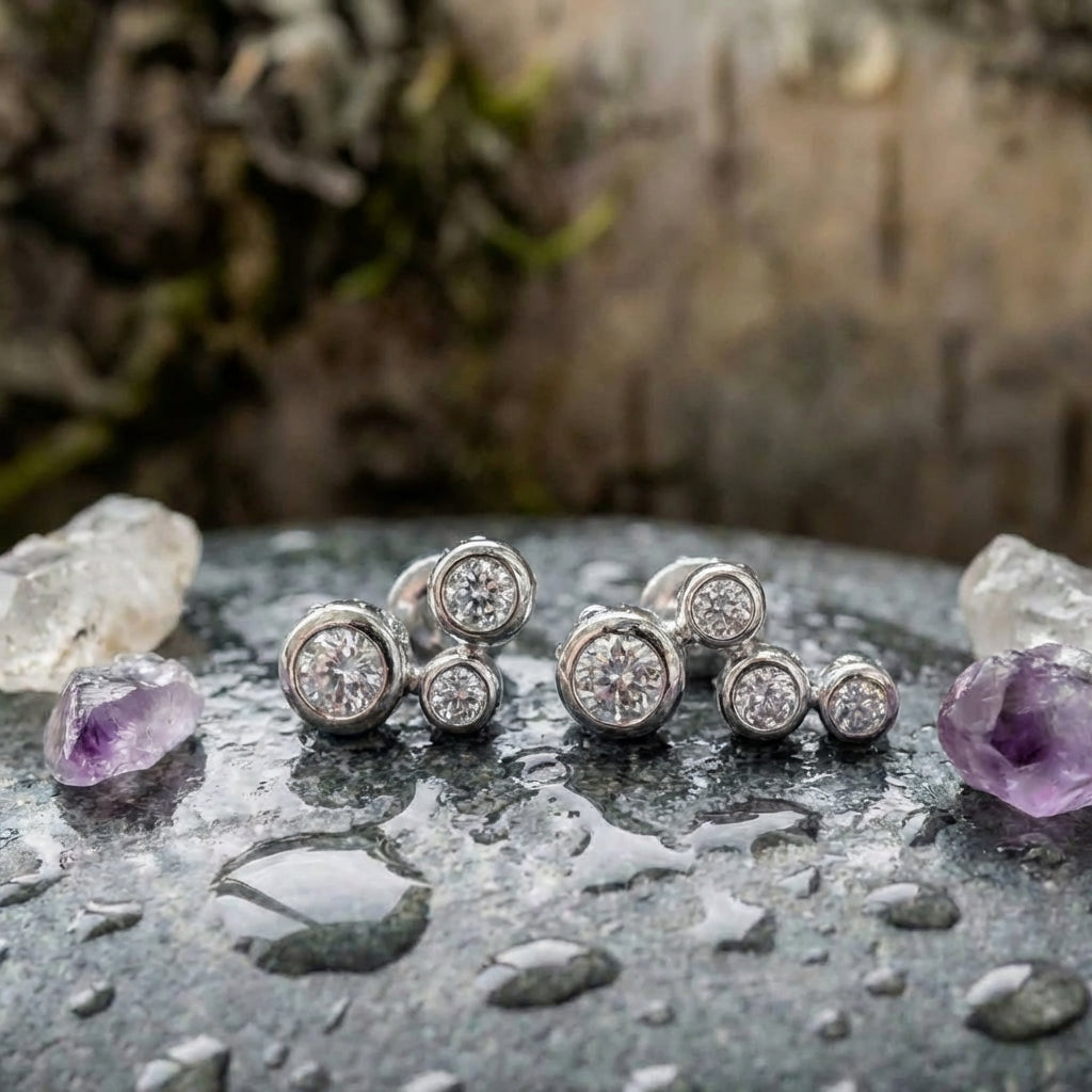 Elegant Crystal Drop Earrings