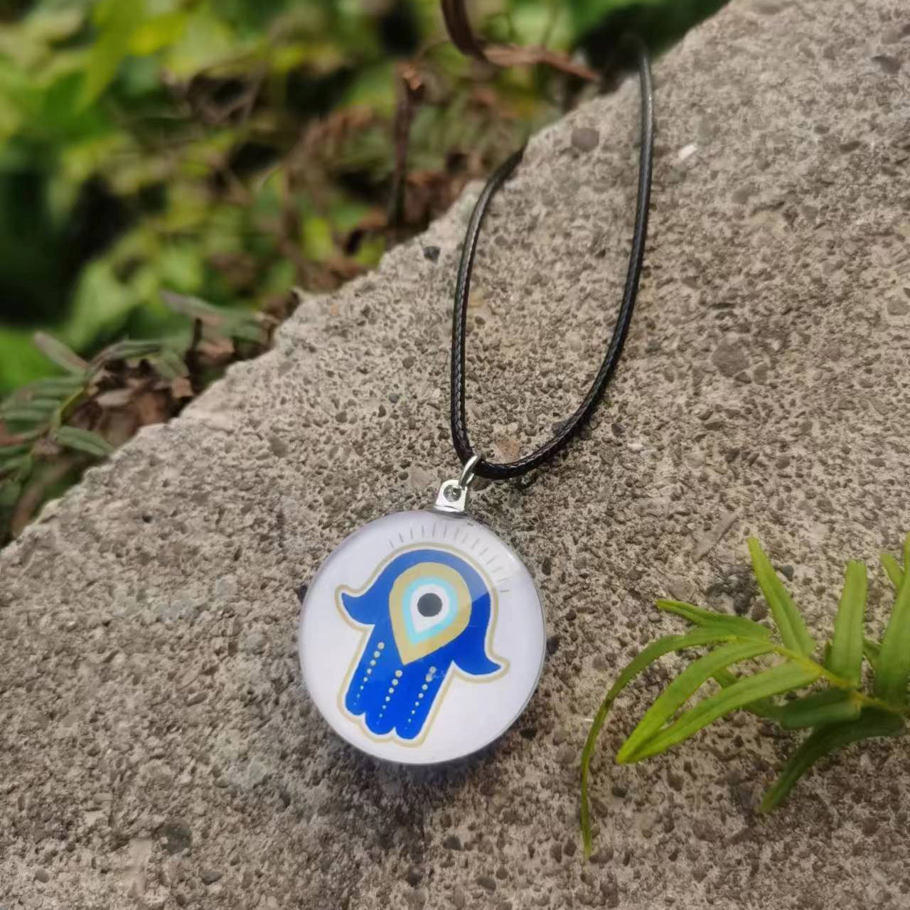 Hamsa Hand Pendant Necklace