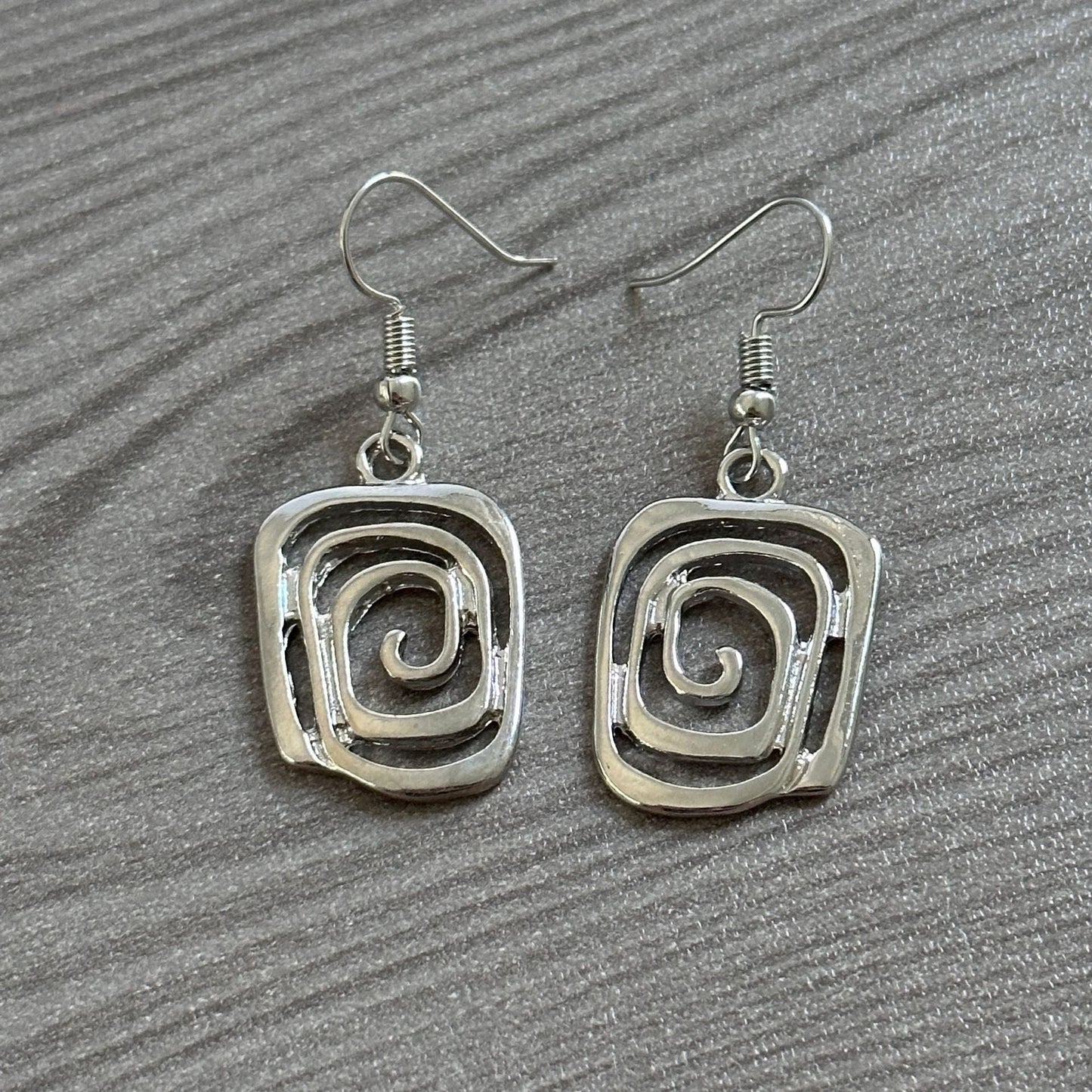 Modern Spiral Earrings