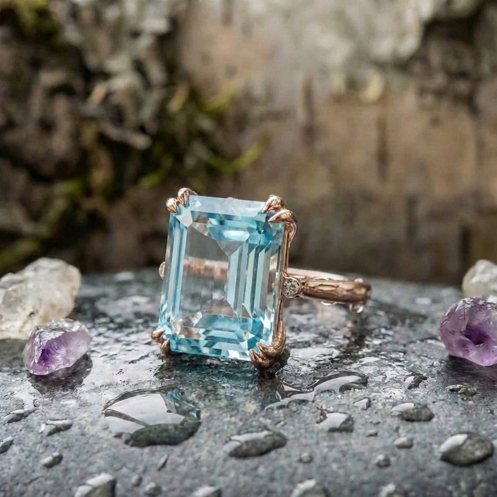 Romantic Sky Blue Ring
