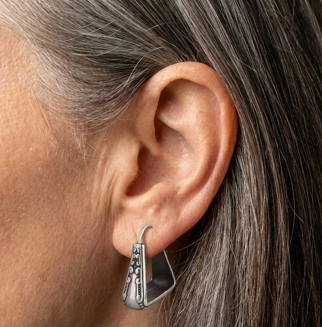 Silver Vintage Enchanted Earrings