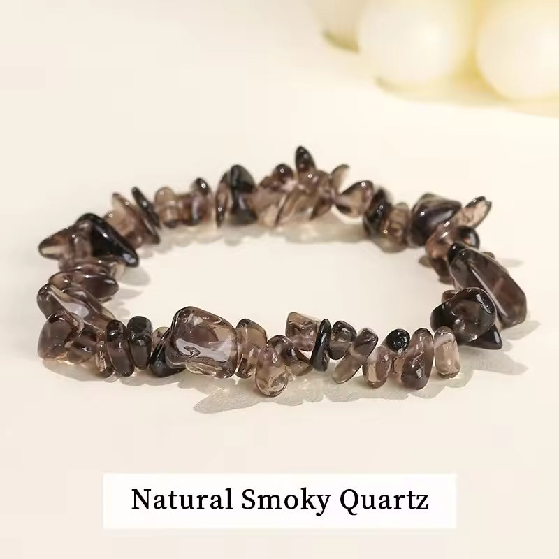 Smoky Quartz Chip Bracelet