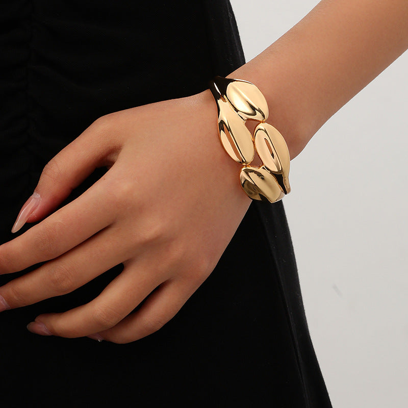 Statement Gold Bracelet