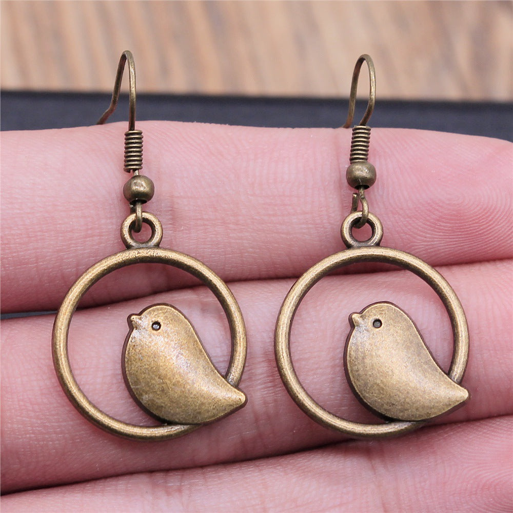 Vintage Bird Earrings