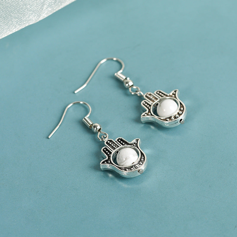 Vintage Hamsa Earrings