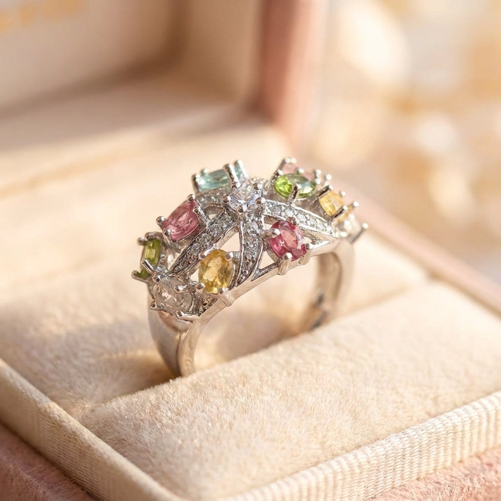 Vintage Tourmaline Cocktail Ring