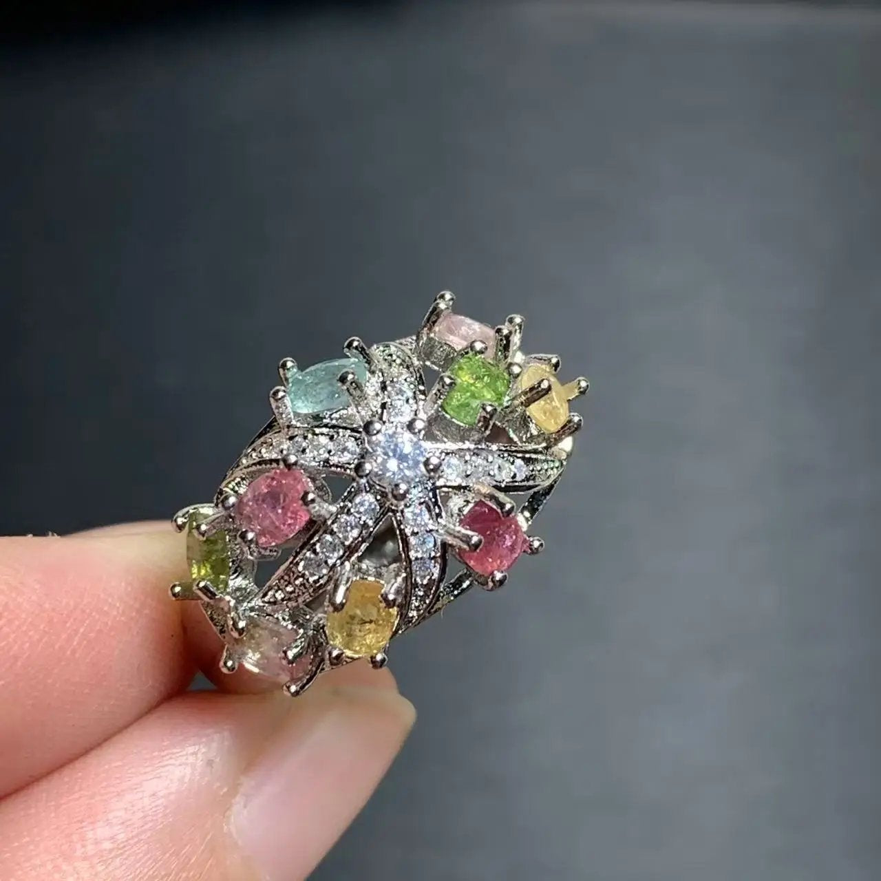 Vintage Tourmaline Cocktail Ring
