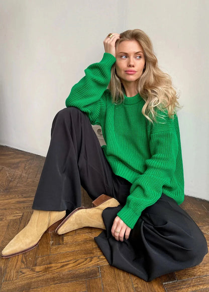 A Vintage Style Sweater with Delicate Timeless Details