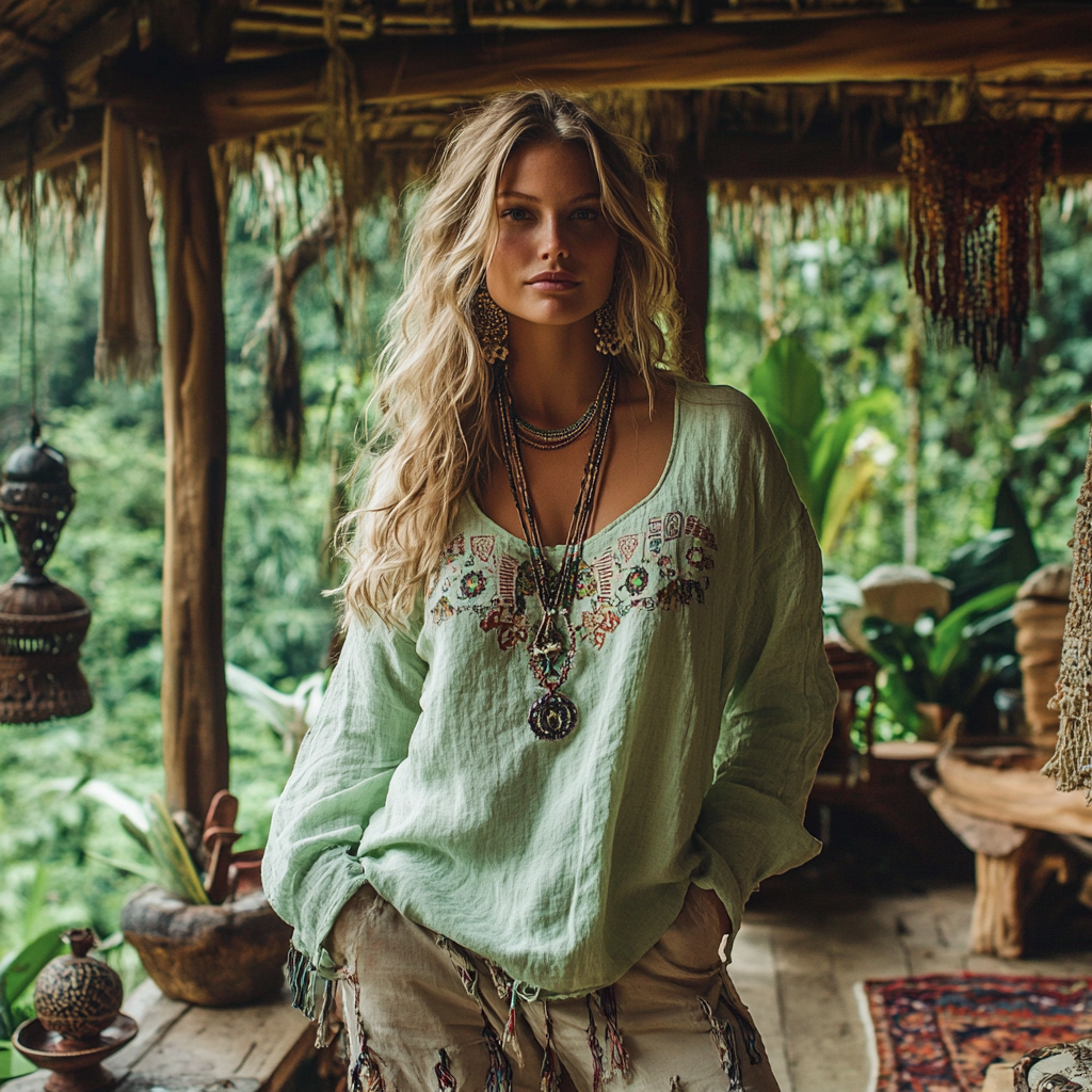 Elegantly designed blouse