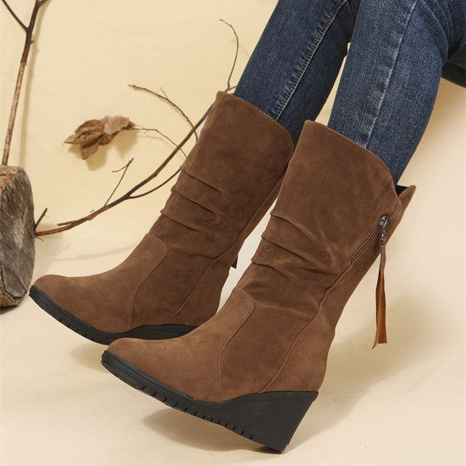 Chic Orthopedic Boots with Unique Design