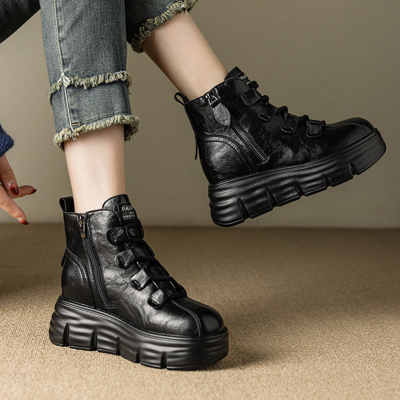 A Vintage Style Boots with Delicate Timeless Details
