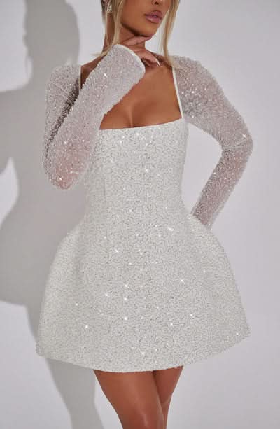 A Vintage Style Dress with Delicate Timeless Details