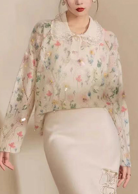 A Vintage Style Sweater with Delicate Timeless Details