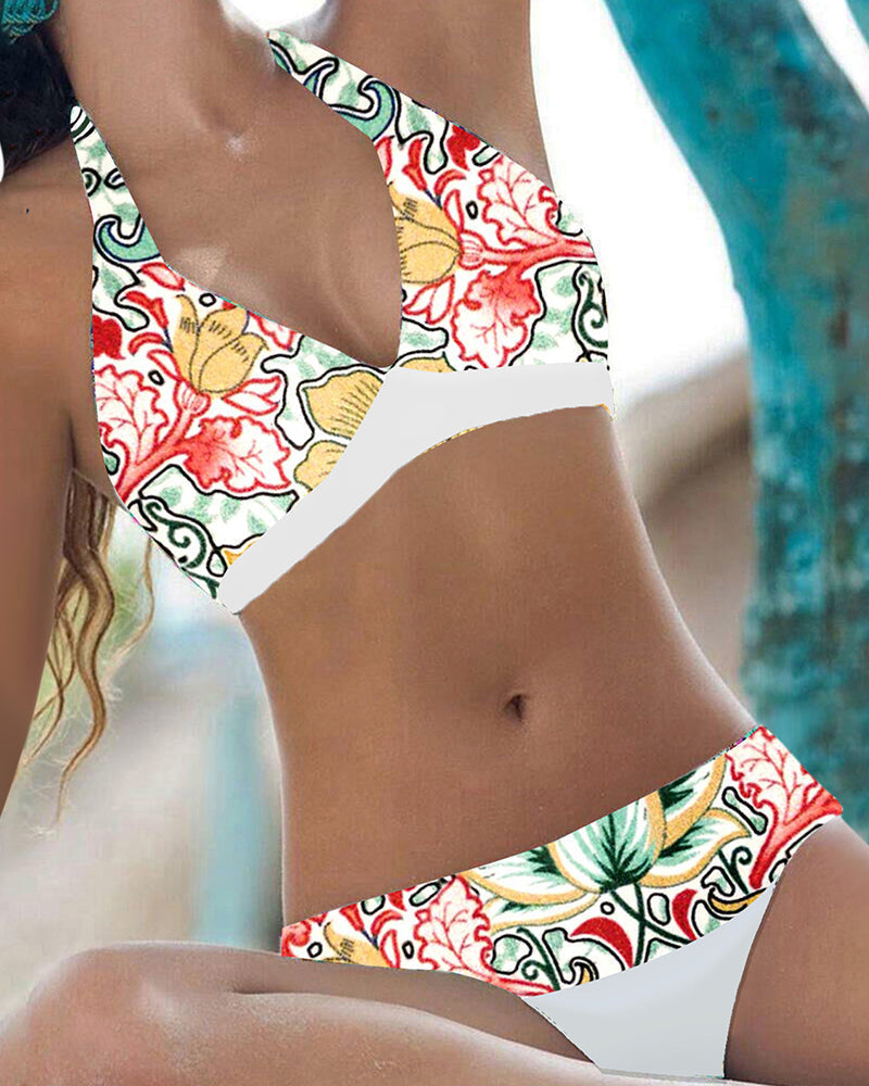 KS | Bikini set with floral pattern
