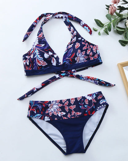 KS | Bikini set with floral pattern
