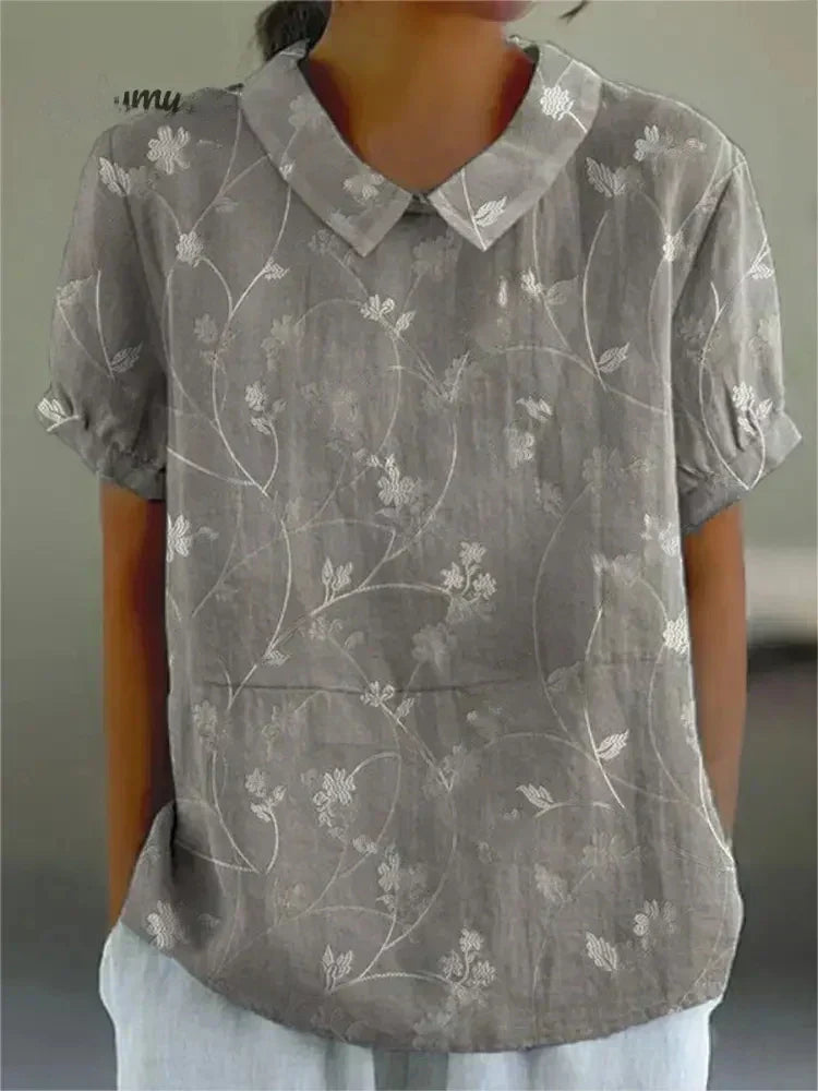 Floral print blouse for women