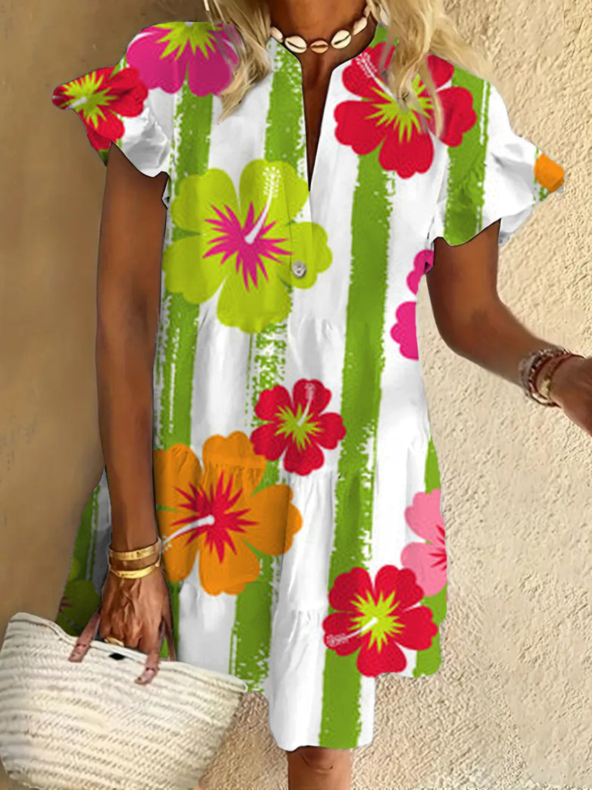 Classically designed dress