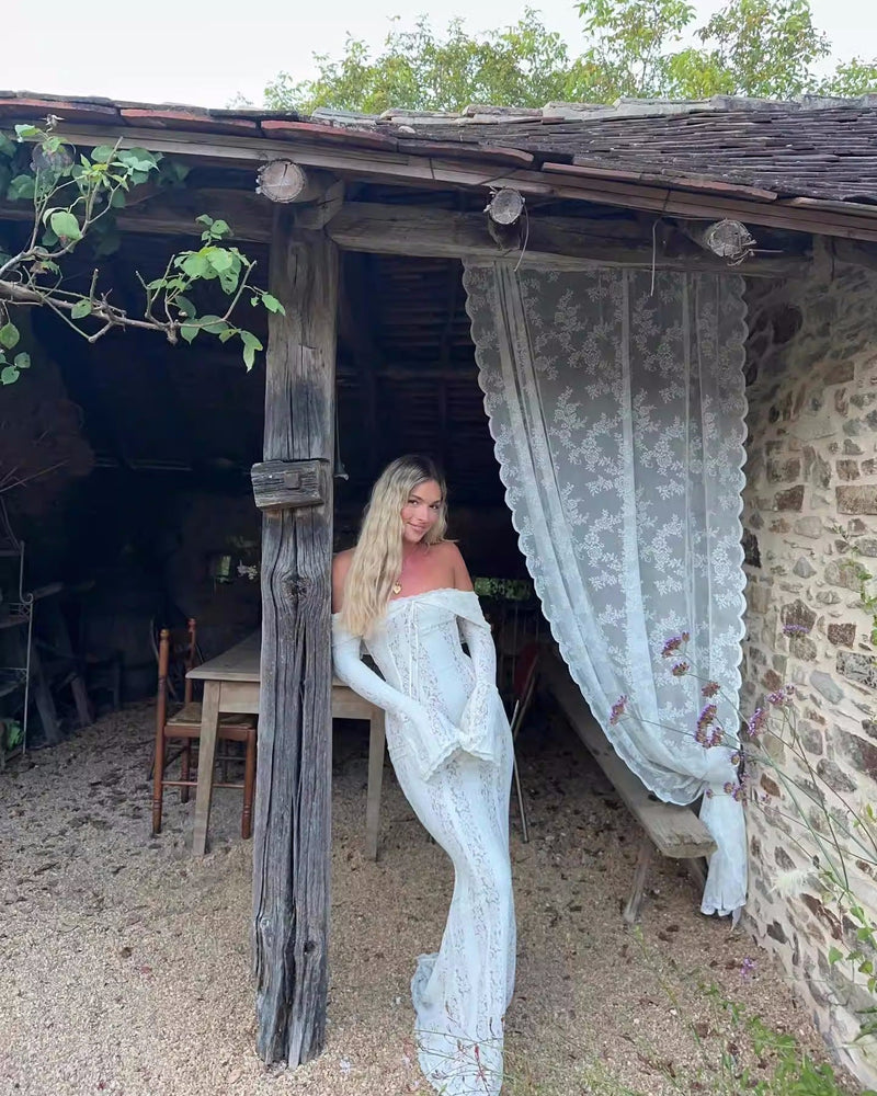 A Vintage Style Dress with Delicate Timeless Details