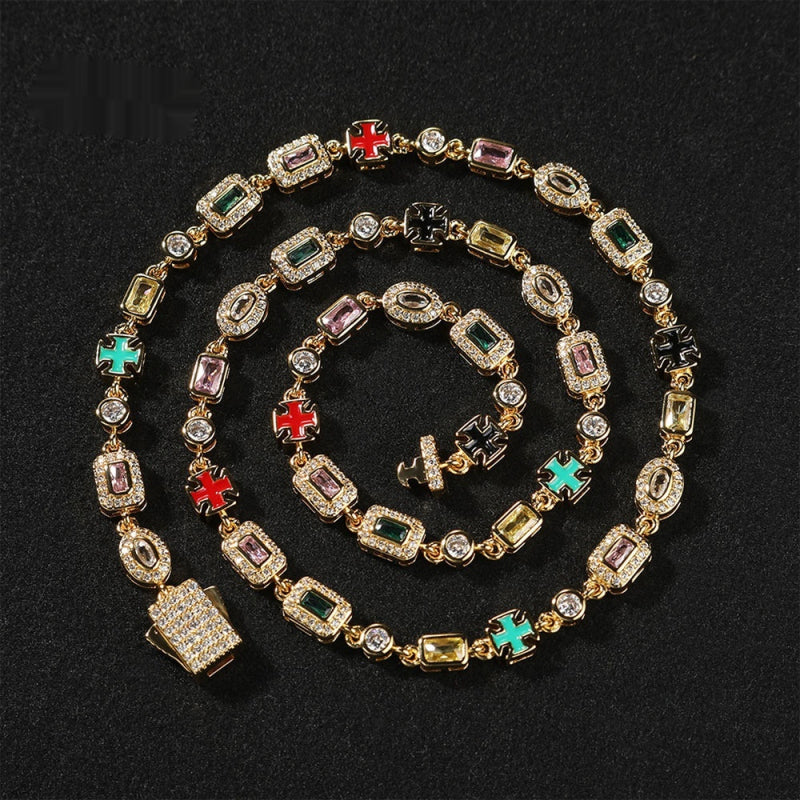 Bold Stainless Steel Necklace Bracelet