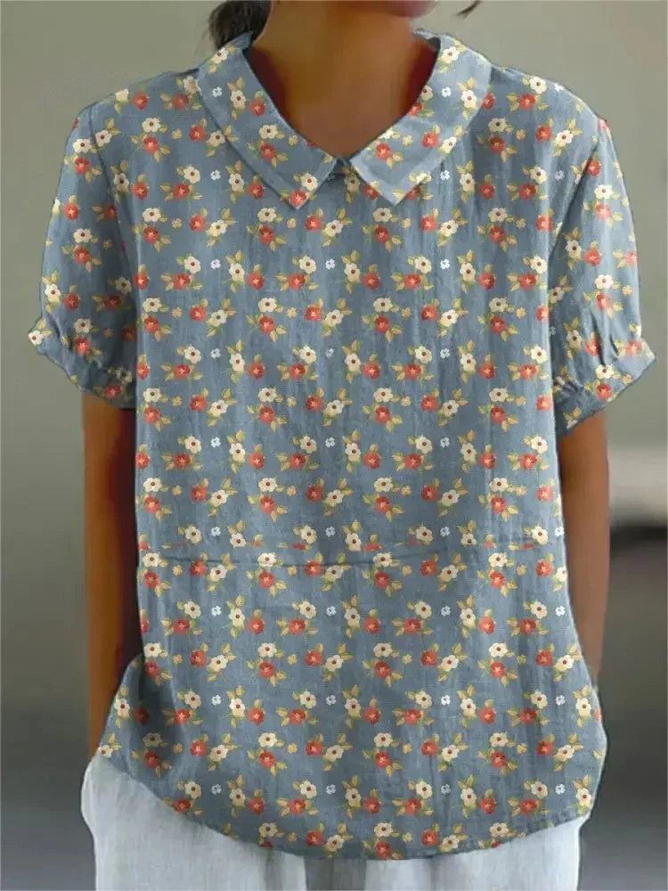 Floral print blouse for women