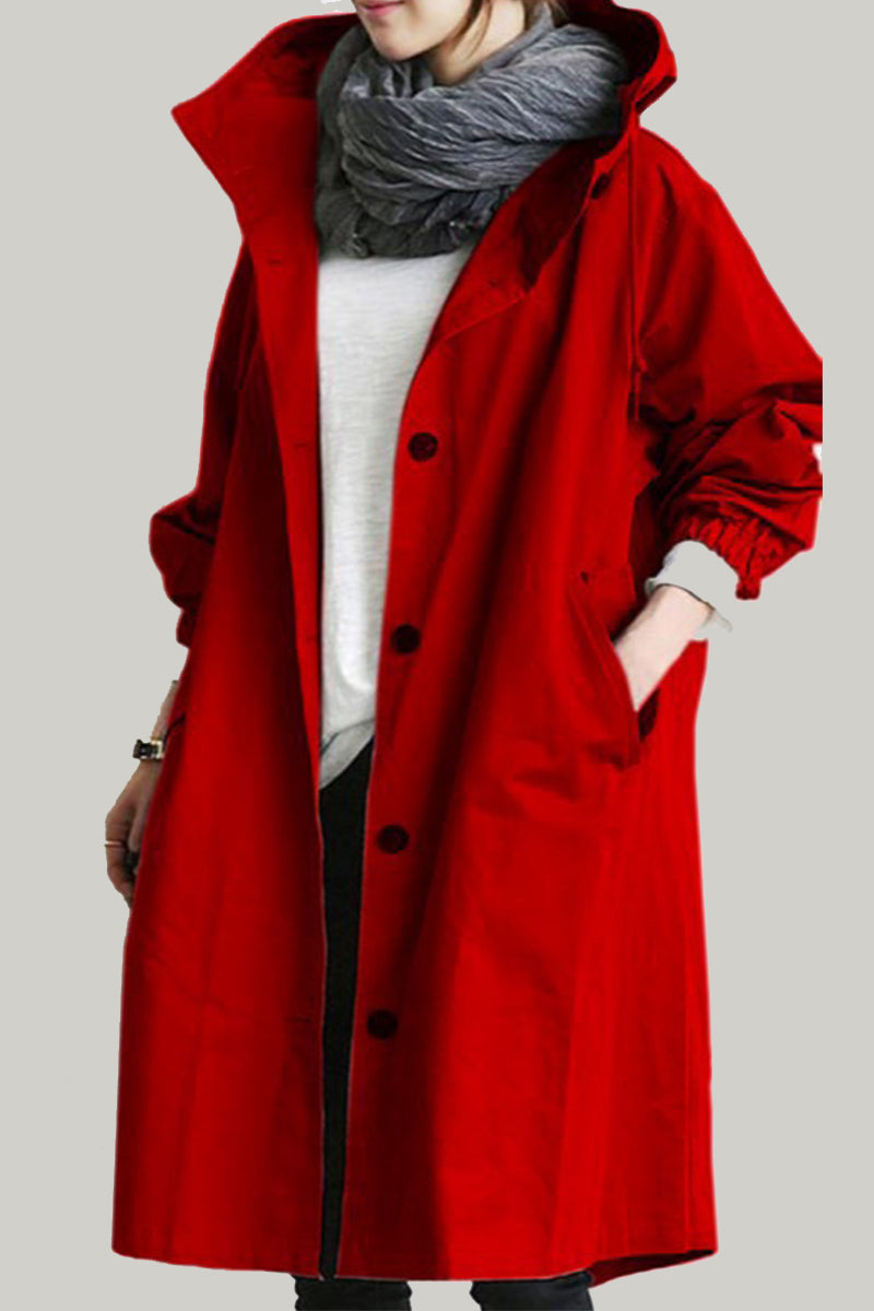A comfortable and feminine winter piece