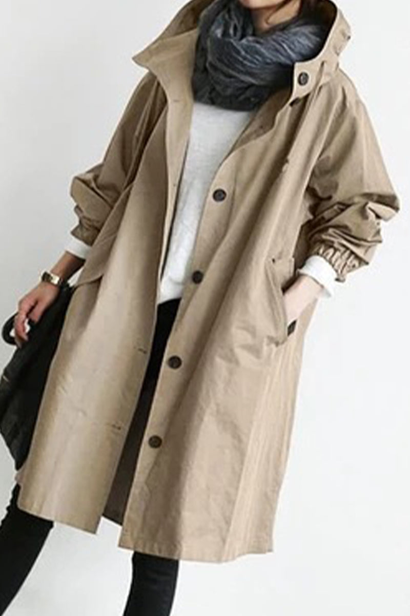 A comfortable and feminine winter piece