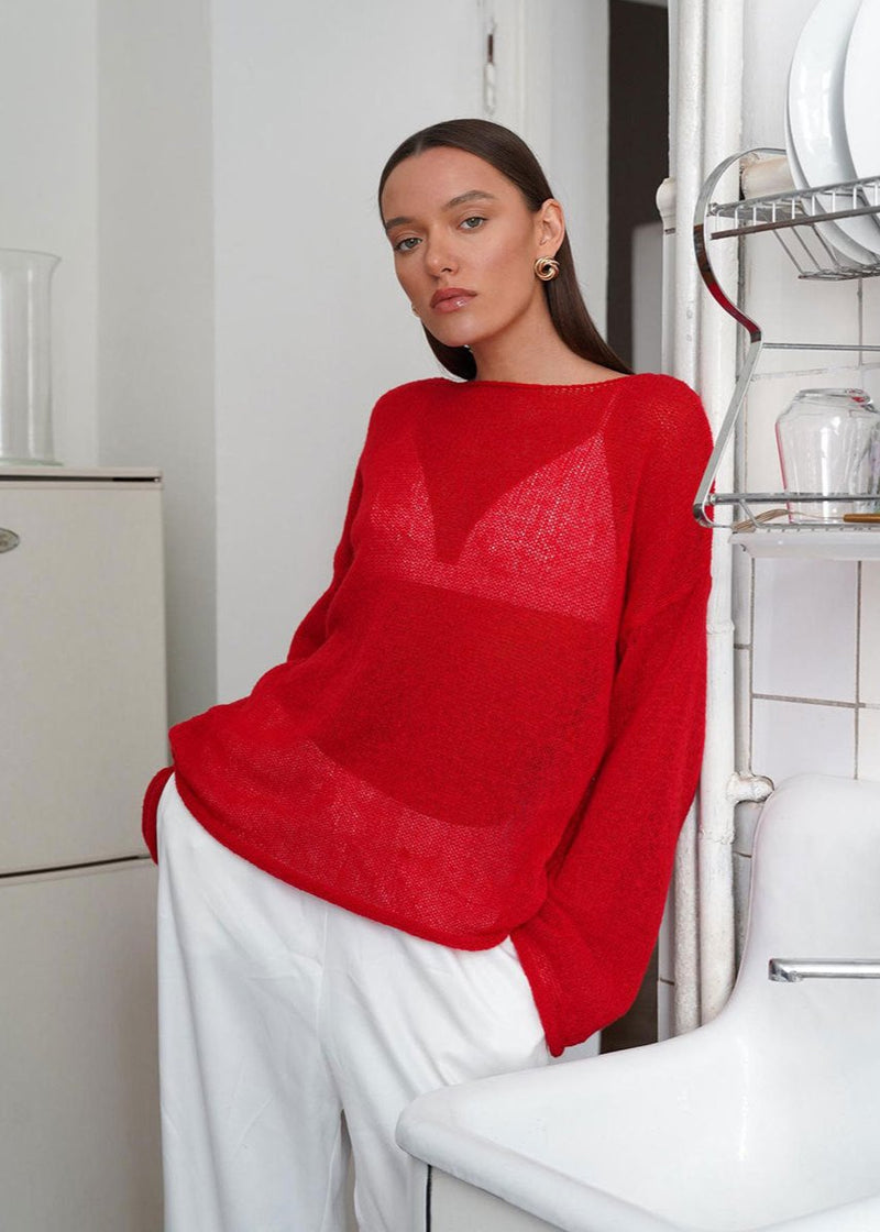 A Vintage Style Sweater with Delicate Timeless Details