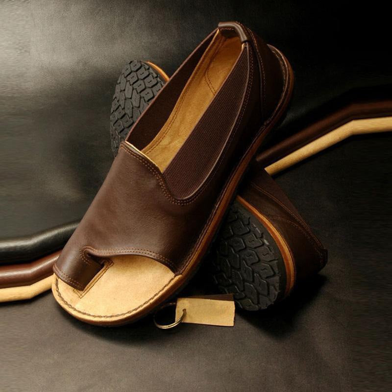 Vintage-inspired orthopedic sandals