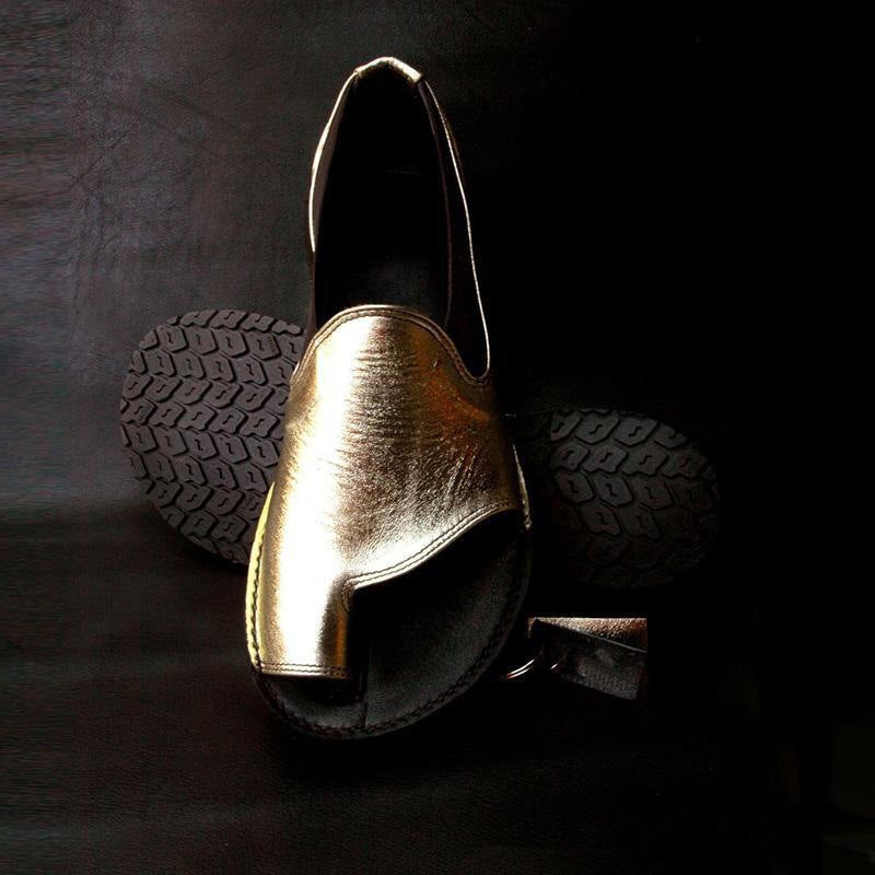 Vintage-inspired orthopedic sandals