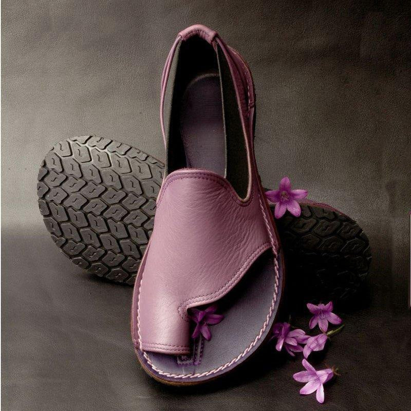 Vintage-inspired orthopedic sandals
