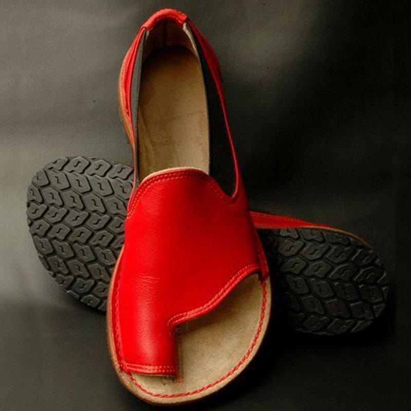 Vintage-inspired orthopedic sandals