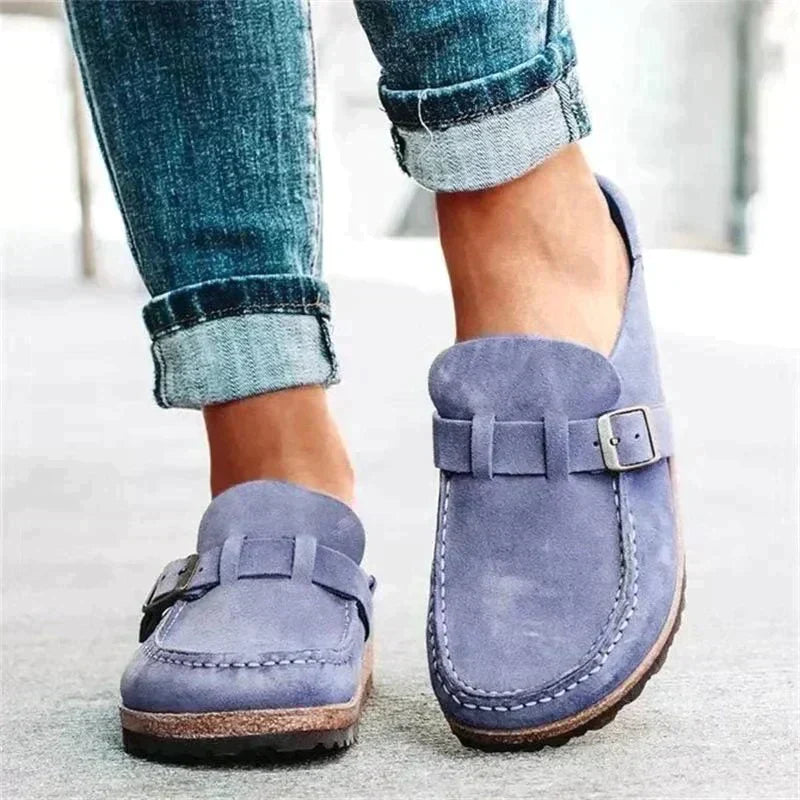 Retro slip-on sandal