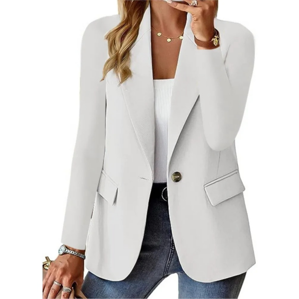 Women's Long Sleeve Leisure Blazer