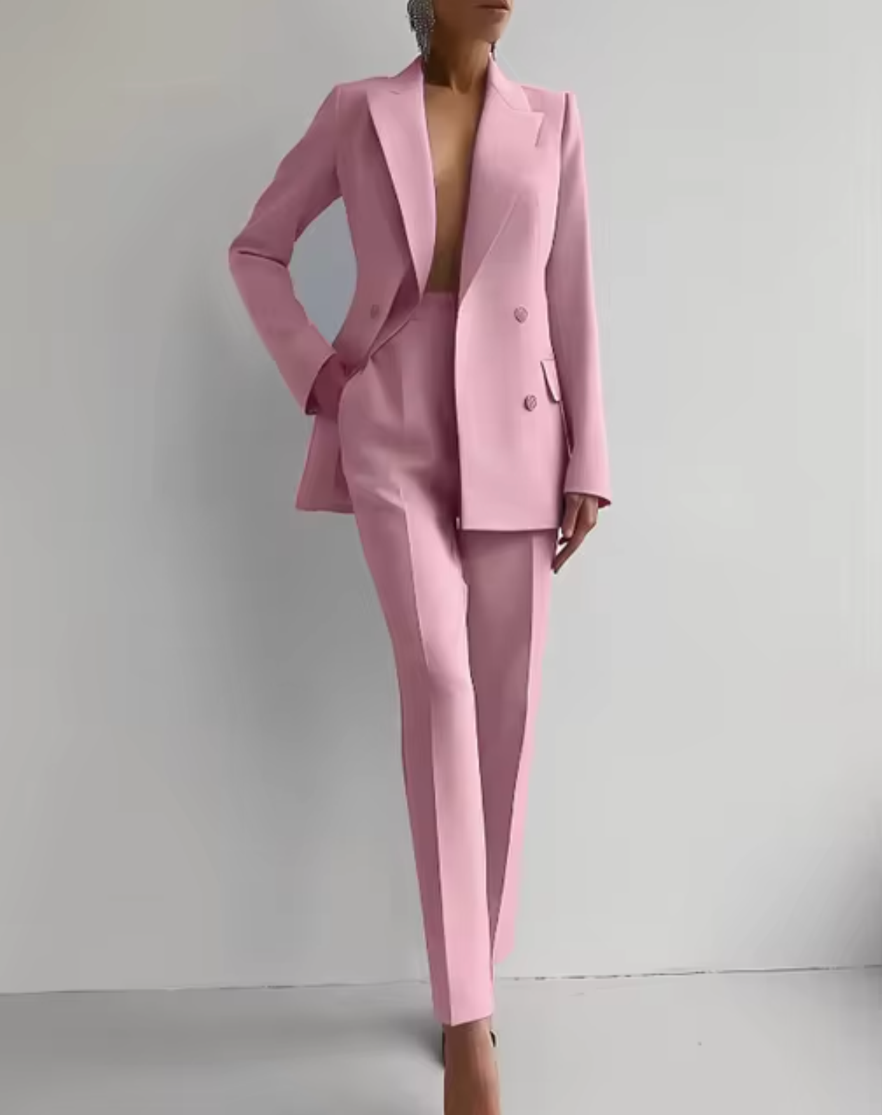 JO | Blazer and pleated trousers as a set