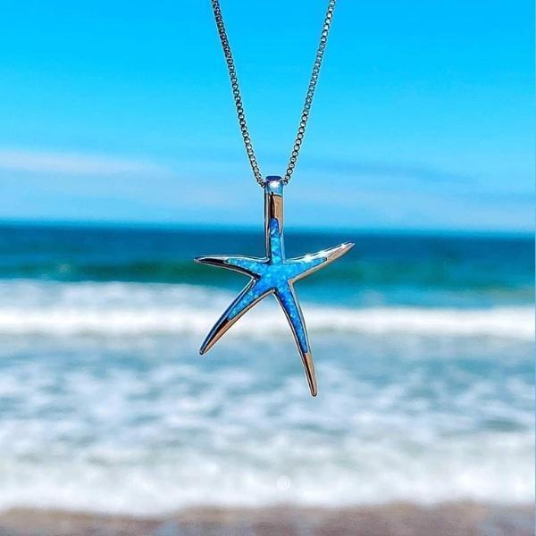 Delicate Artisan Star Silver Necklace