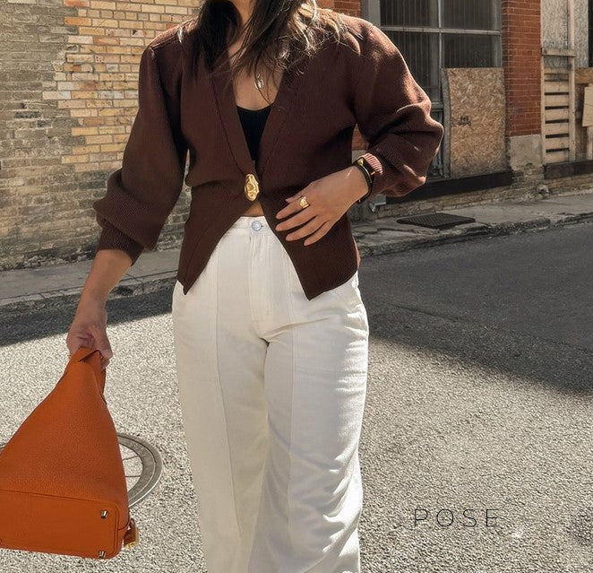 Vintage Inspired Cardigan with a Contemporary Edge
