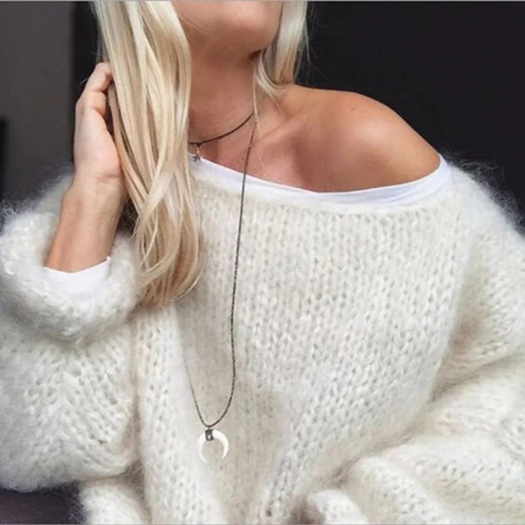 Stylish and relaxed winter sweater