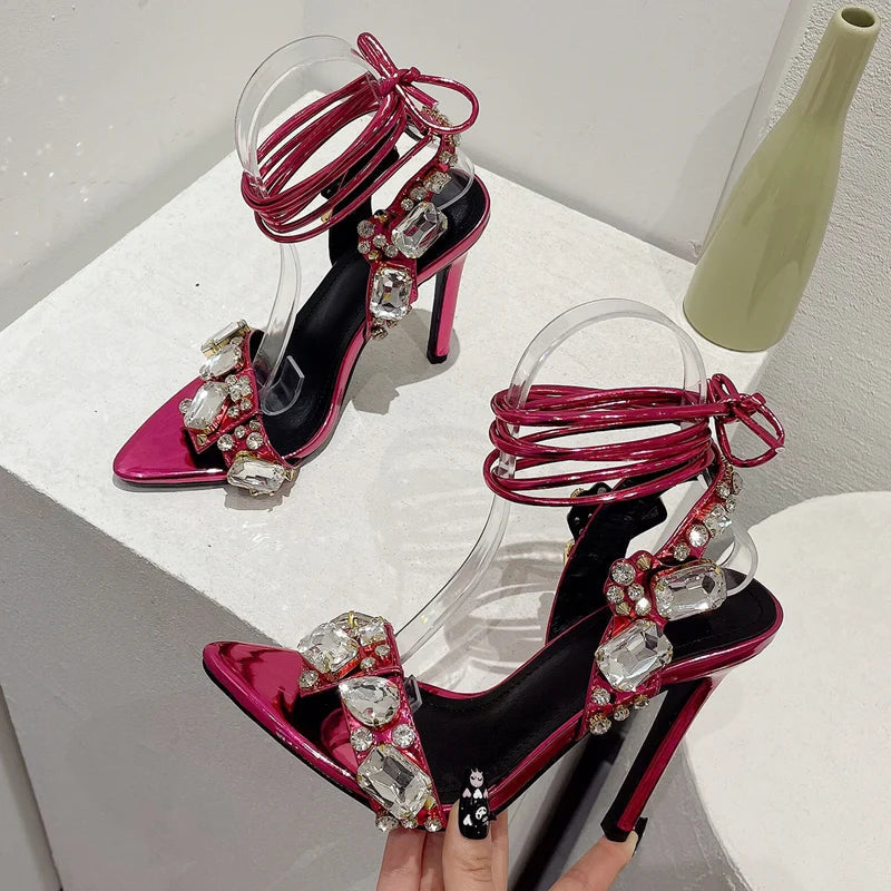 A Vintage Style Sandals with Delicate Timeless Details