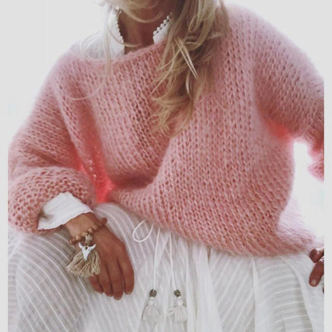 Stylish and relaxed winter sweater