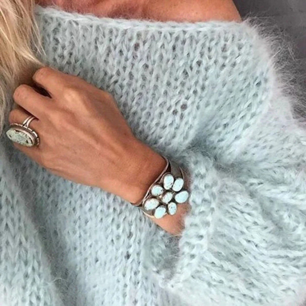 Stylish and relaxed winter sweater