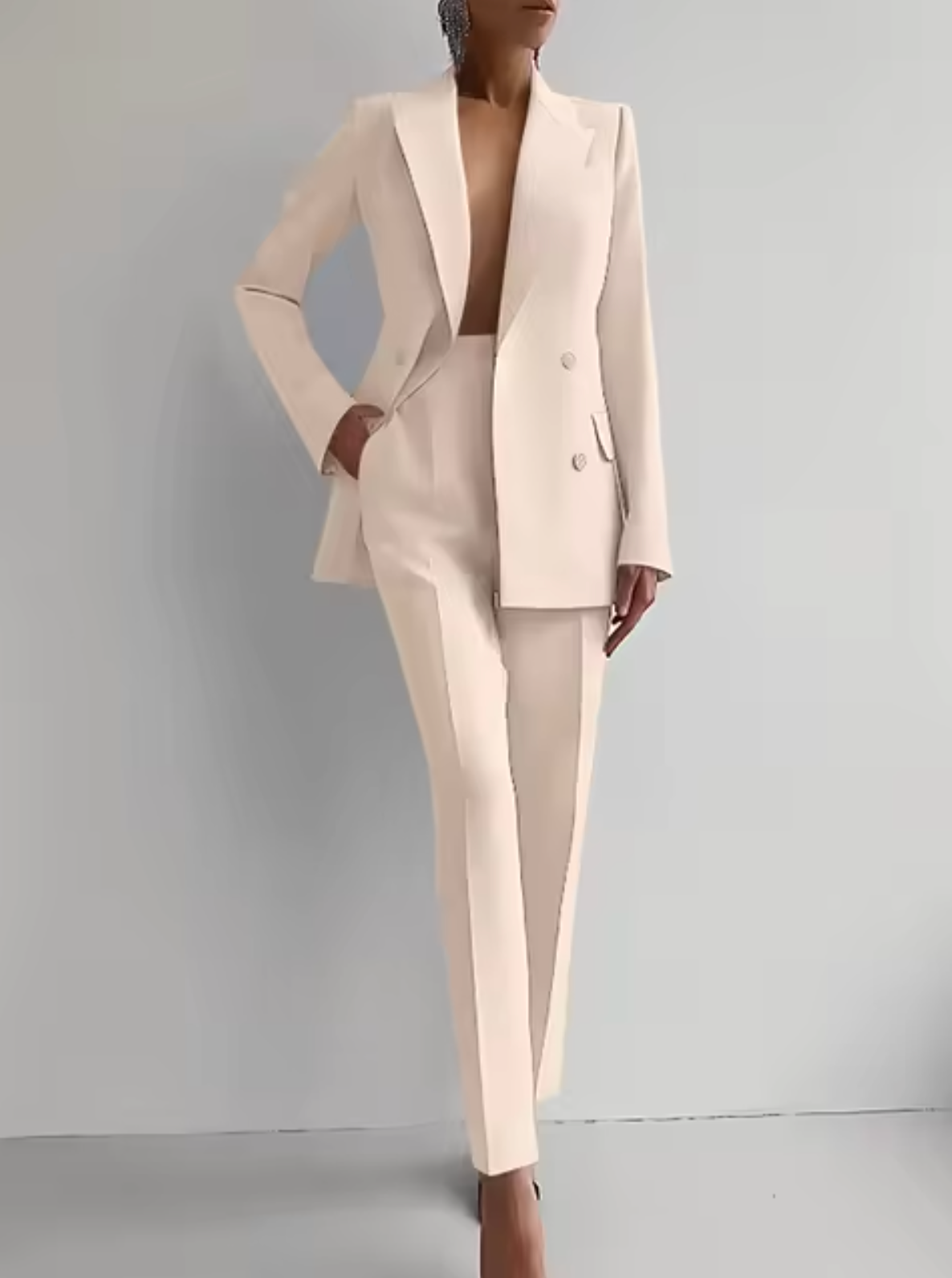 JO | Blazer and pleated trousers as a set
