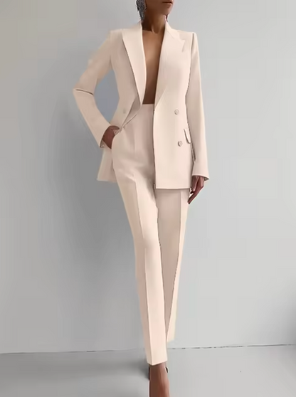 JO | Blazer and pleated trousers as a set