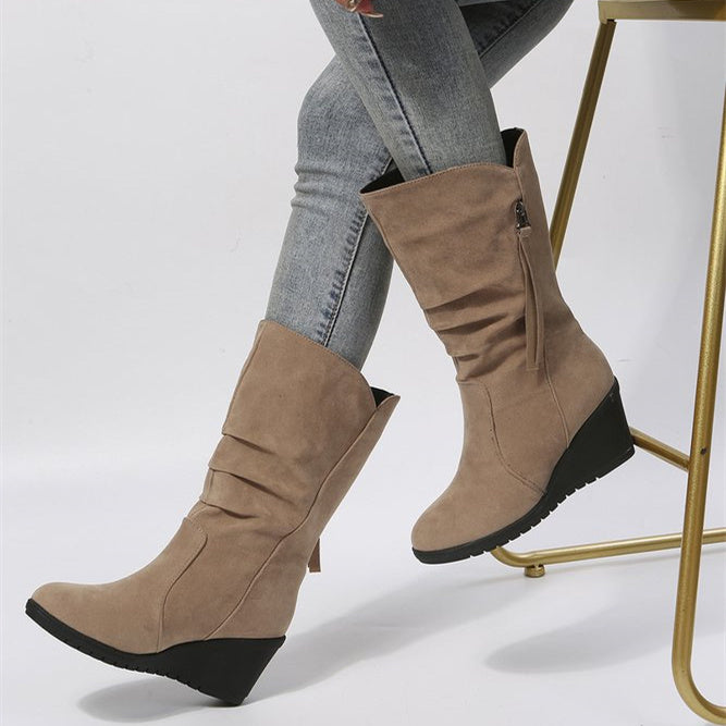 Chic Orthopedic Boots with Unique Design